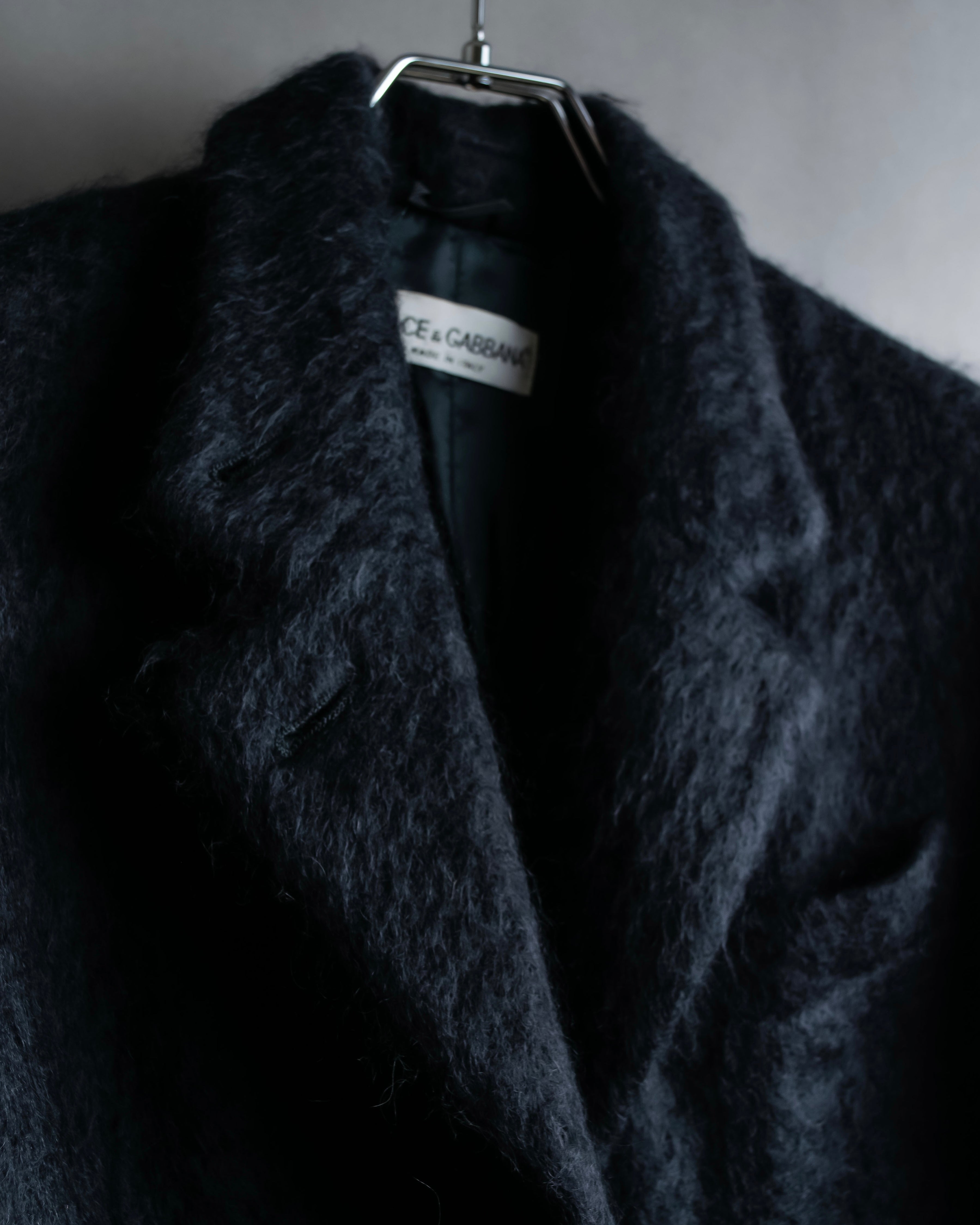 "DOLCE & GABBANA" Lightly brushed shaped tailored jacket