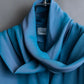 "PIERRE BALMAIN" Beautiful light blue color sheer bowtie blouse