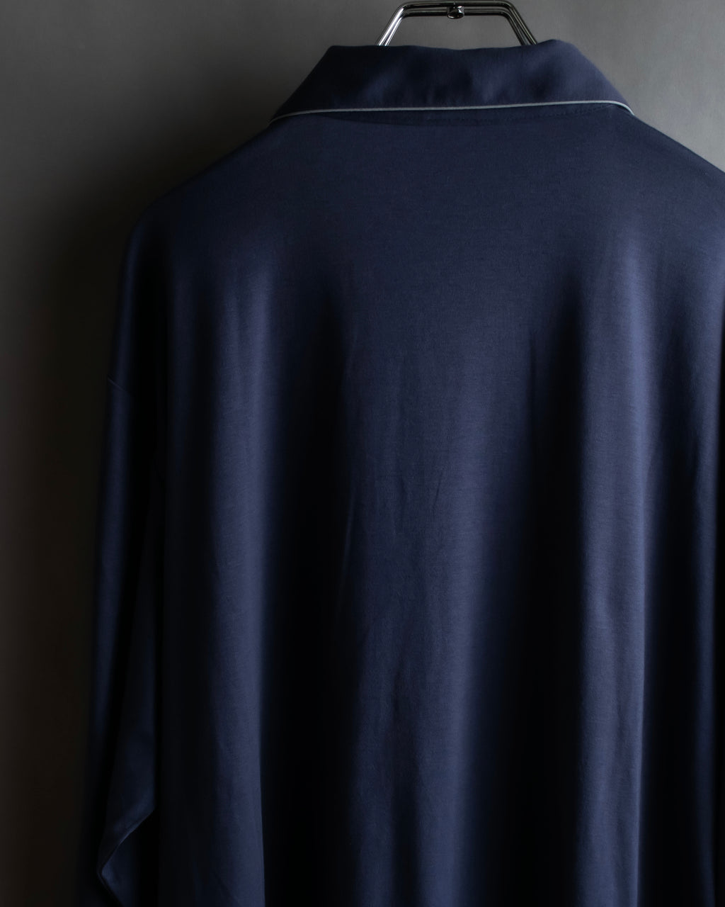 "CELINE" Piping design blue pajama set up