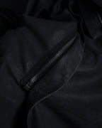 -SPECIAL- "Rick Owens" 13AW Ribbed leather zip-up jacket