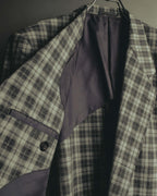 "COMME des GARÇONS HOMME" 90's Plaid wool blazer