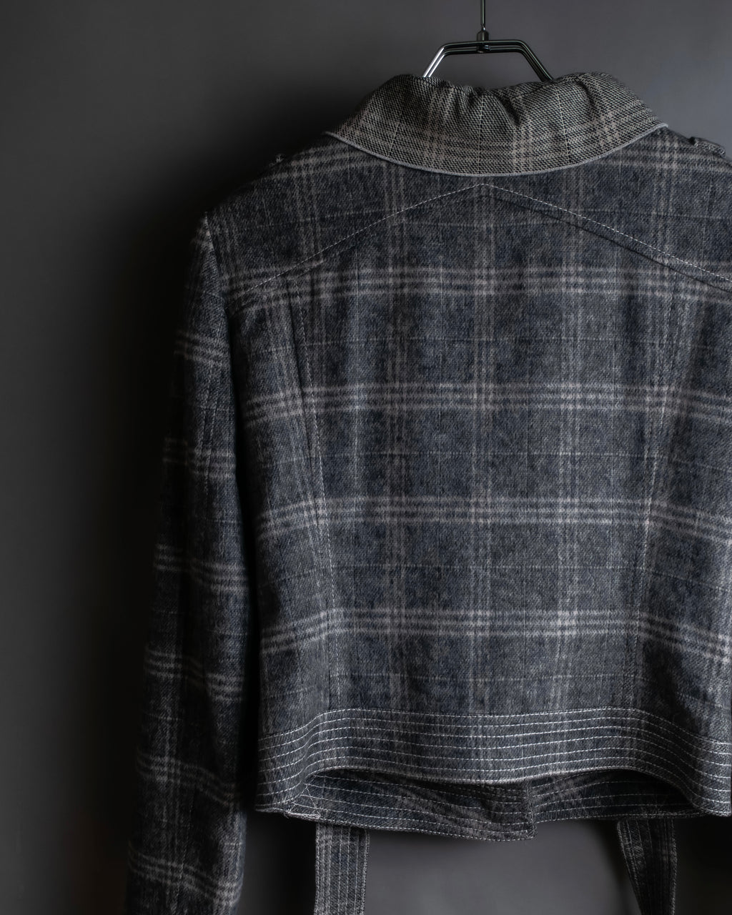 お取り置き分 "VALENTINO" Belted ruffle detail short jacket