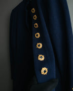 "MARIE GRAY" 80's-90's Elegant textured knit coat