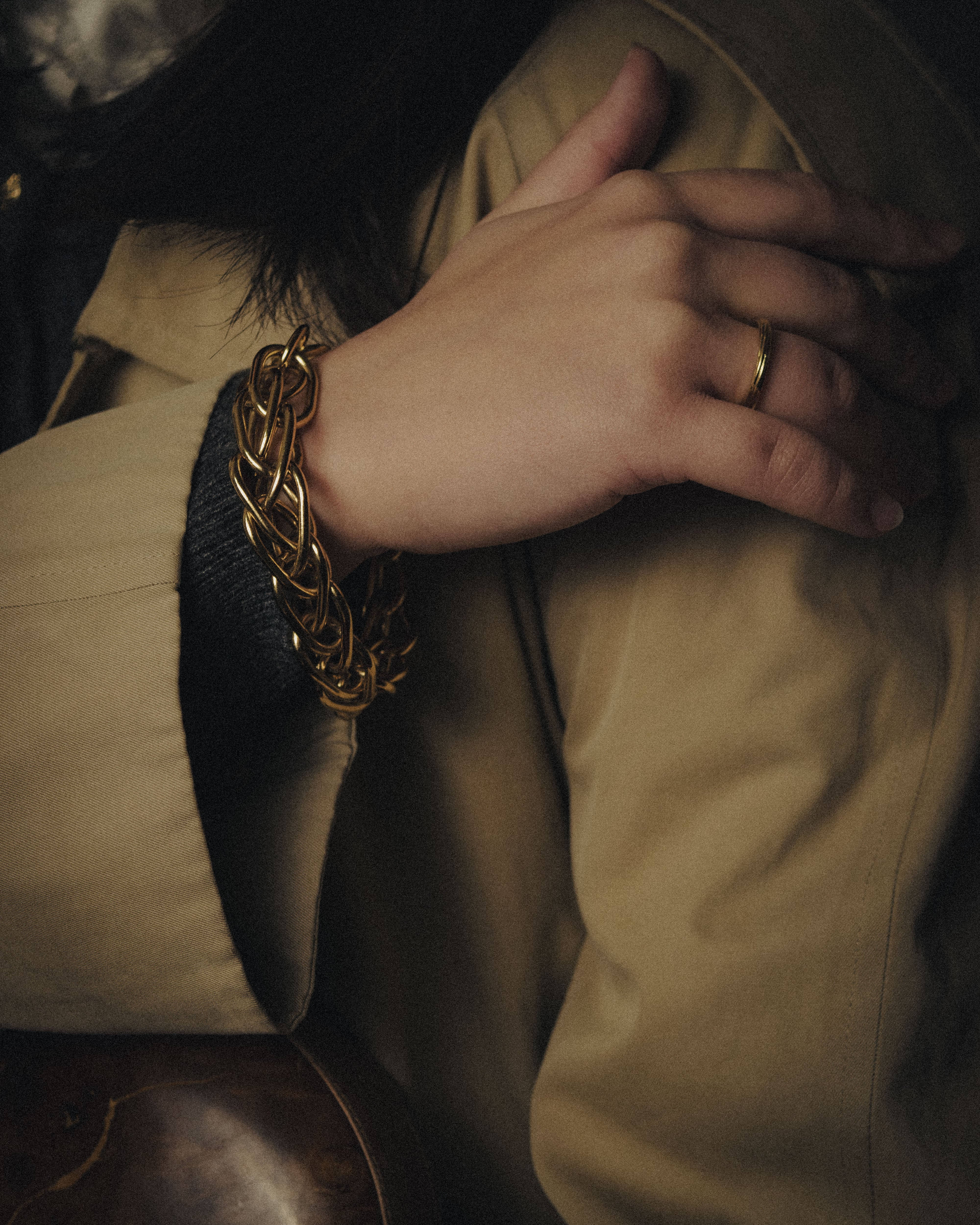 SPECIAL– “LOEWE” 80's-90's Interwoven chain bracelet – MOOD