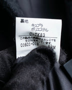 "BURBERRYS" Vintage stand collar concealed long coat