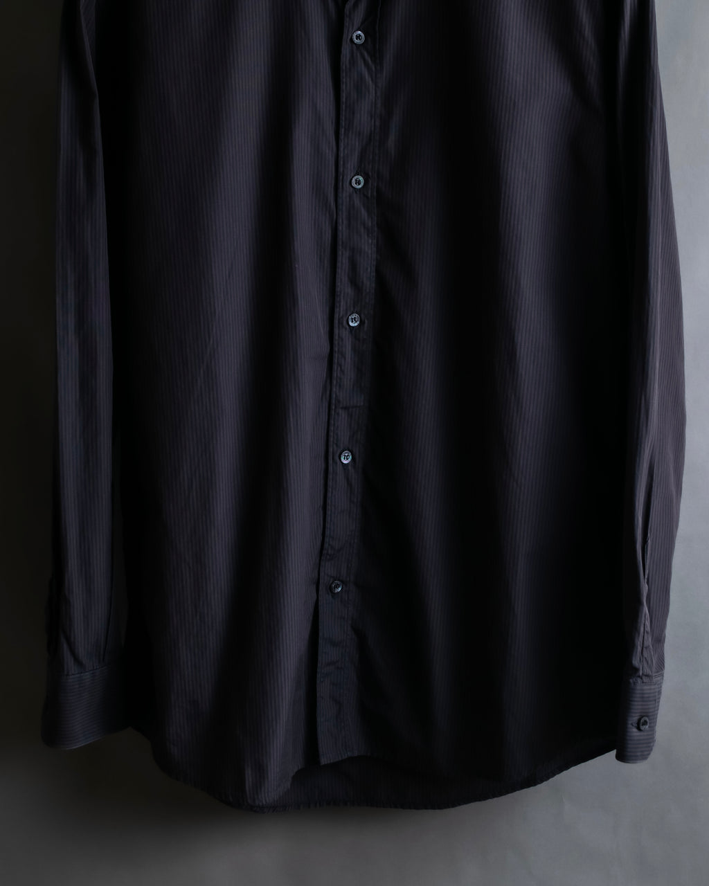 "GUCCI" Slightly glossy pinstripe oversized shirt