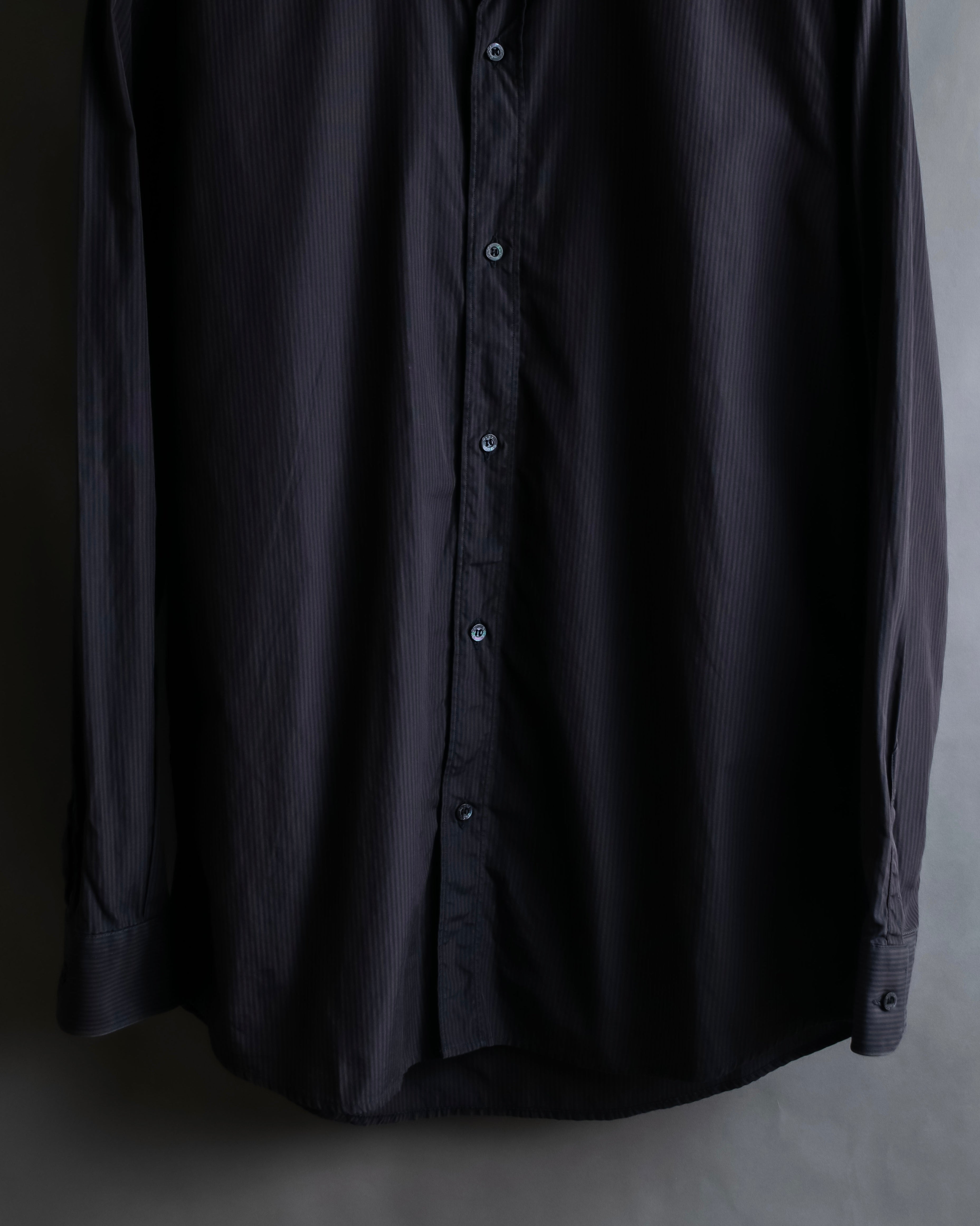 "GUCCI" Slightly glossy pinstripe oversized shirt