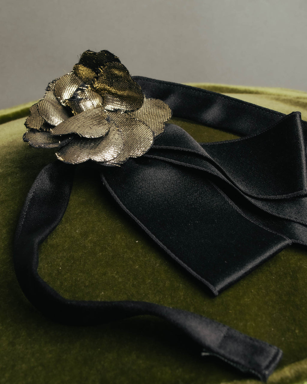 “CHANEL” 2010’s-2020’s camellia ribbon choker