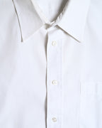Christian Dior/ Relax Fit French Cuff Dress Shirt White