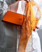 "HERMES" Exotic motif carre scarf