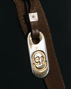 –SPECIAL– "GUCCI" 70’s pigskin horsebit piston hobo bag