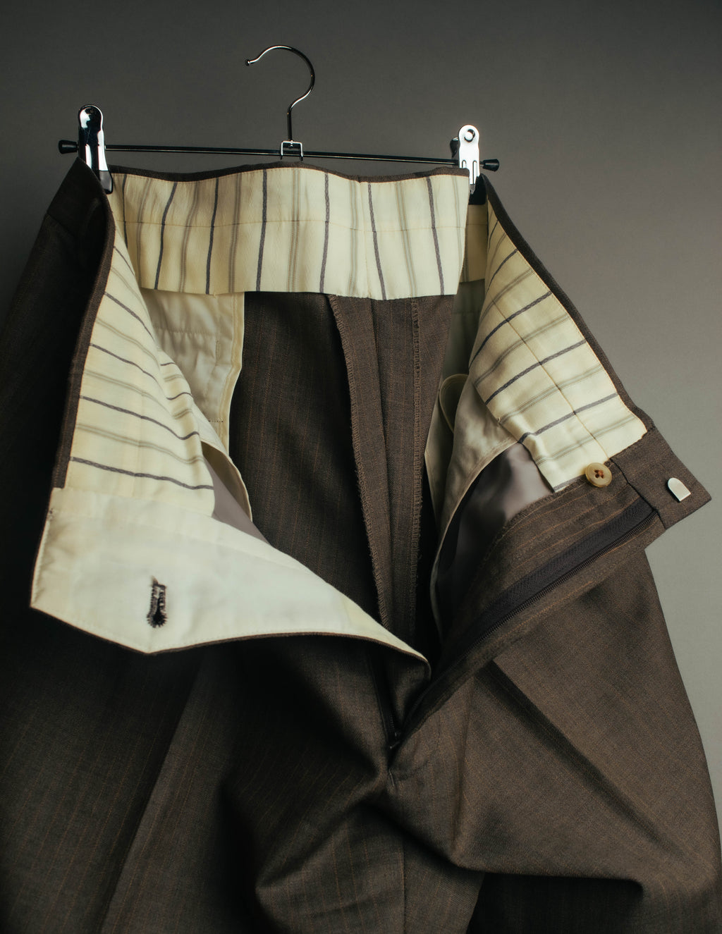 "BURBERRY LONDON" 00's-10's Classic striped double-breasted wool suit