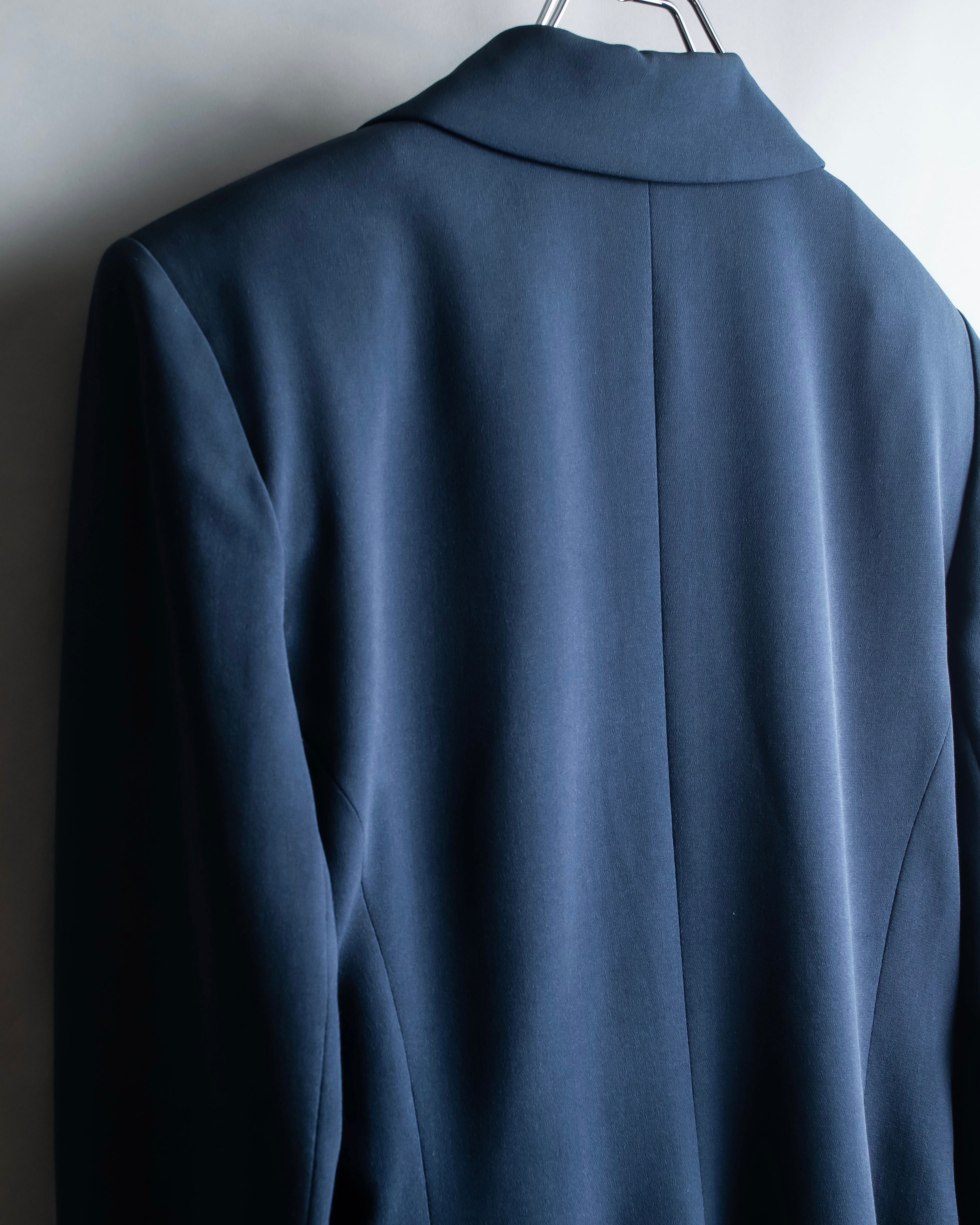 "Christian Dior" Asymmetrical gathered design tailored jacket