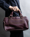 "CELINE" Stud design bordeaux color boogie bag