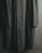 “Burberrys” 80’s Bedford wool balmacaan coat