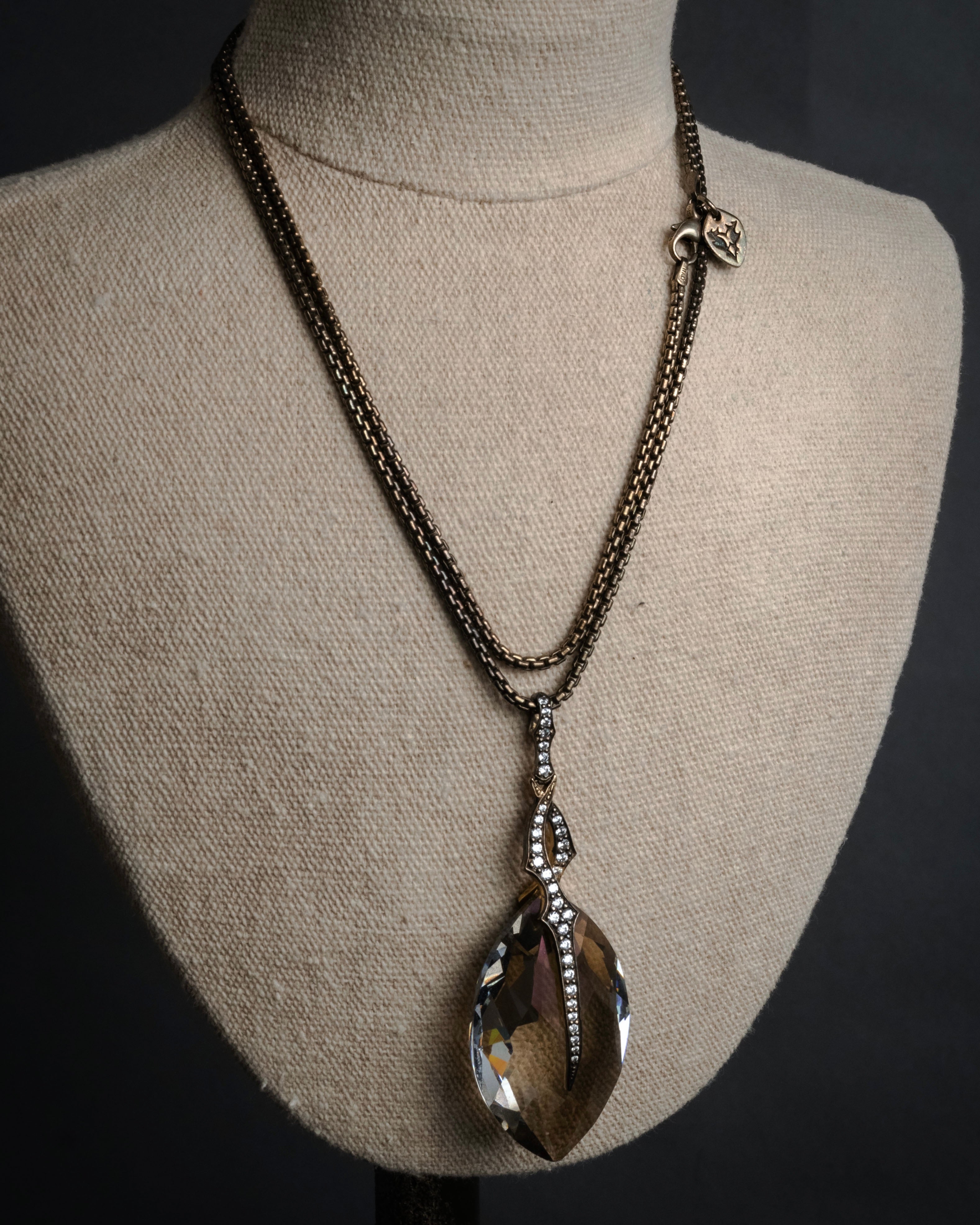 “Stephen Webster” 2000-2010 Crystal haze pendant necklace