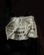 "JEAN PAUL GAULTIER" Draping form burgundy shirt