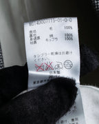 "Whim Gazette" Houndstooth pattern shaped tailored jacket