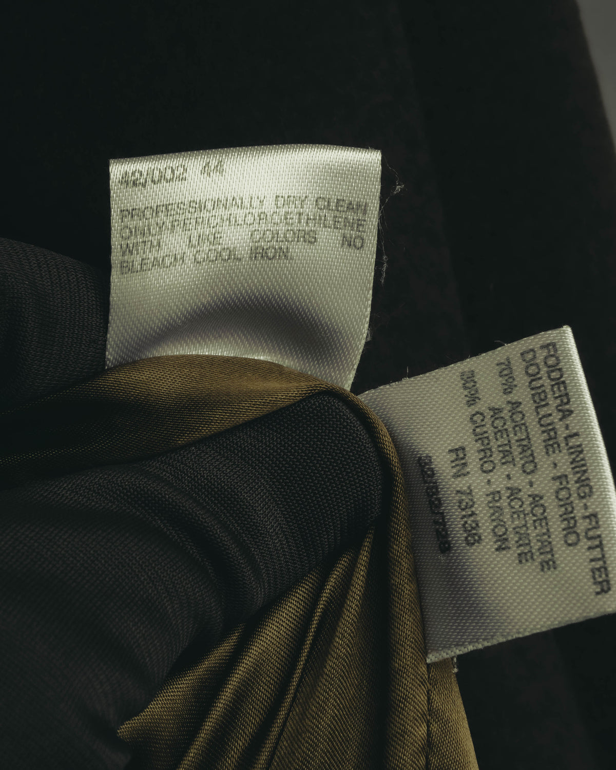 “Max Mara” 00’s Belted angora blend long coat
