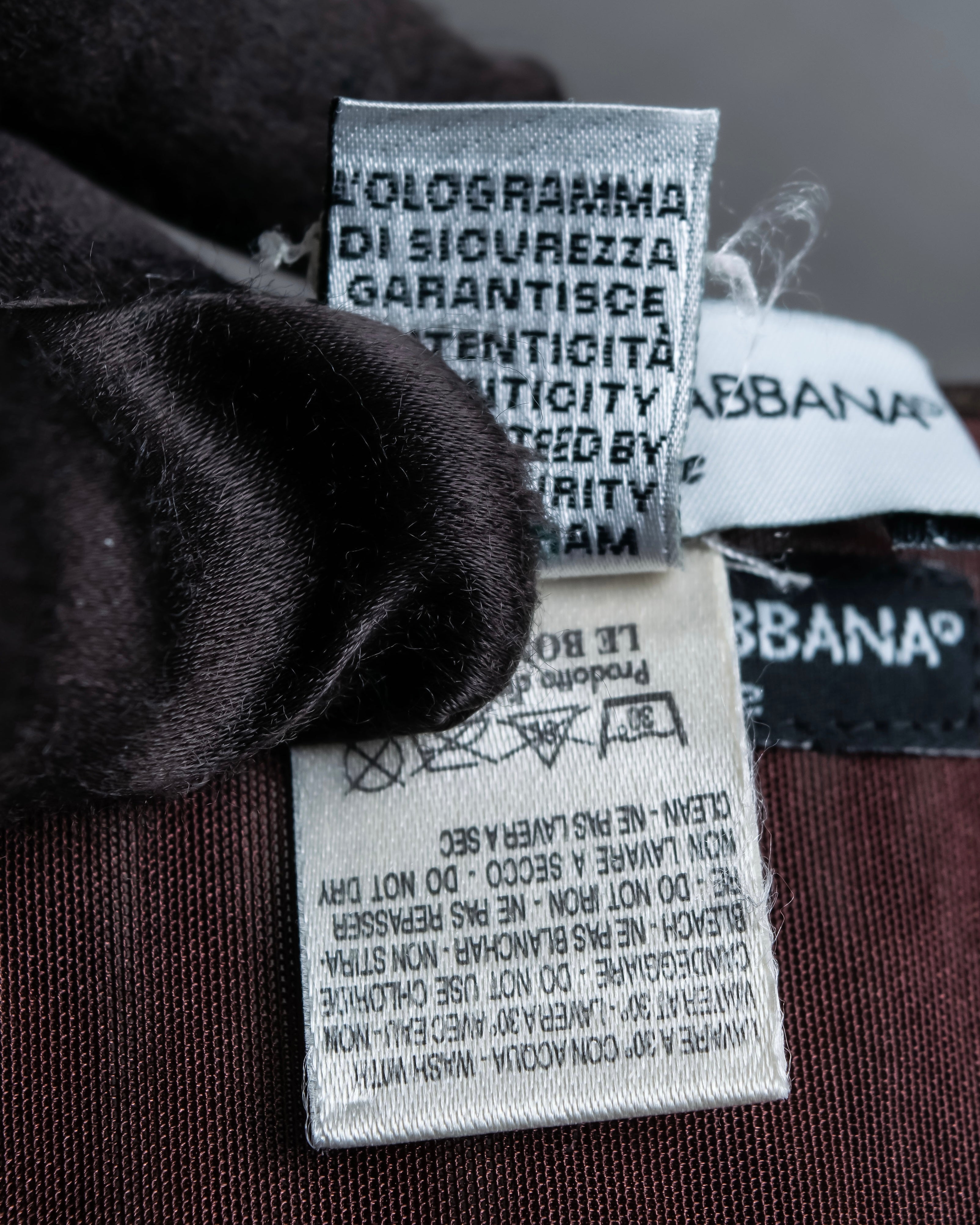 "DOLCE & GABBANA" Leopard print short cut and sew