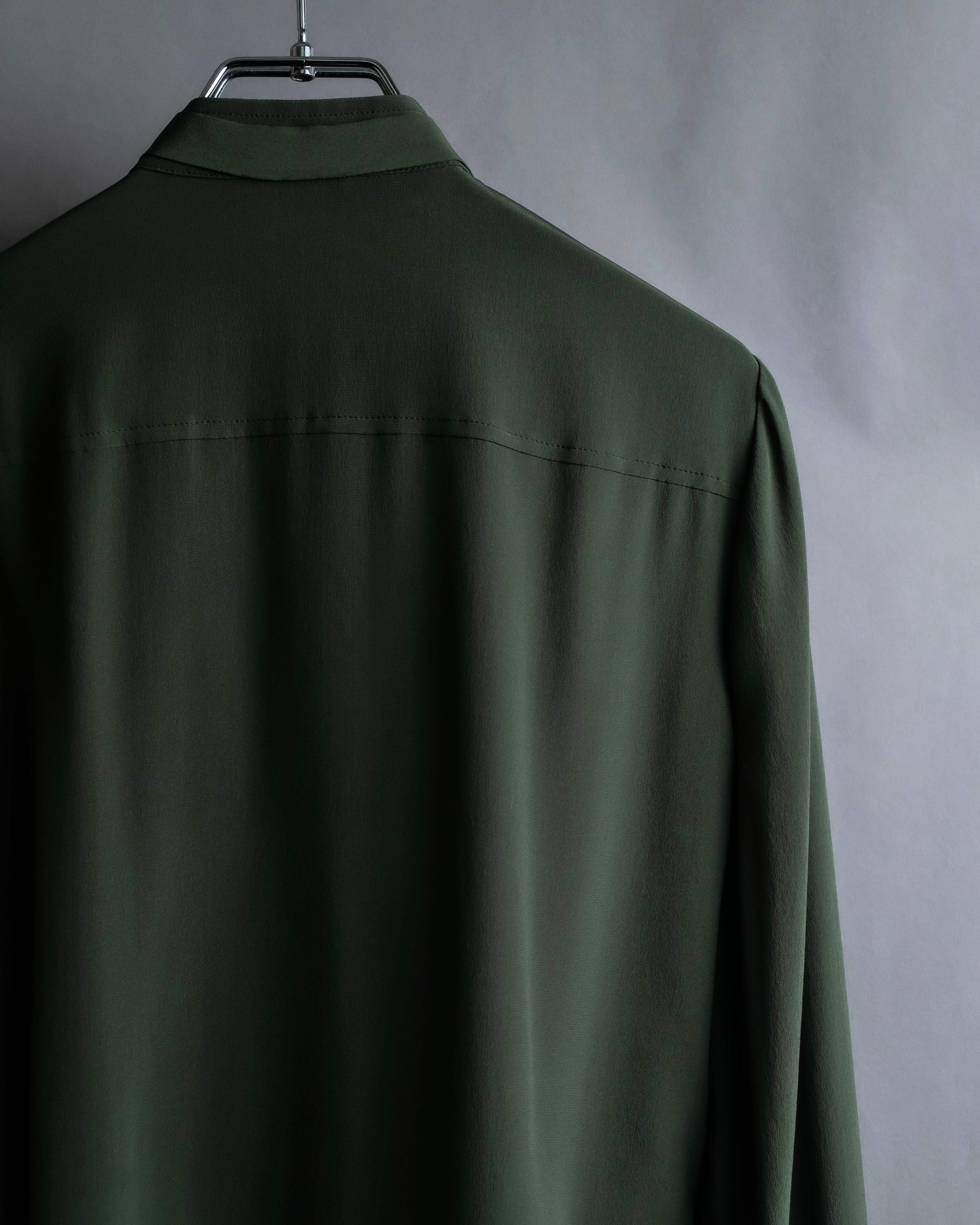 "GUCCI" Tab design bowtie blouse