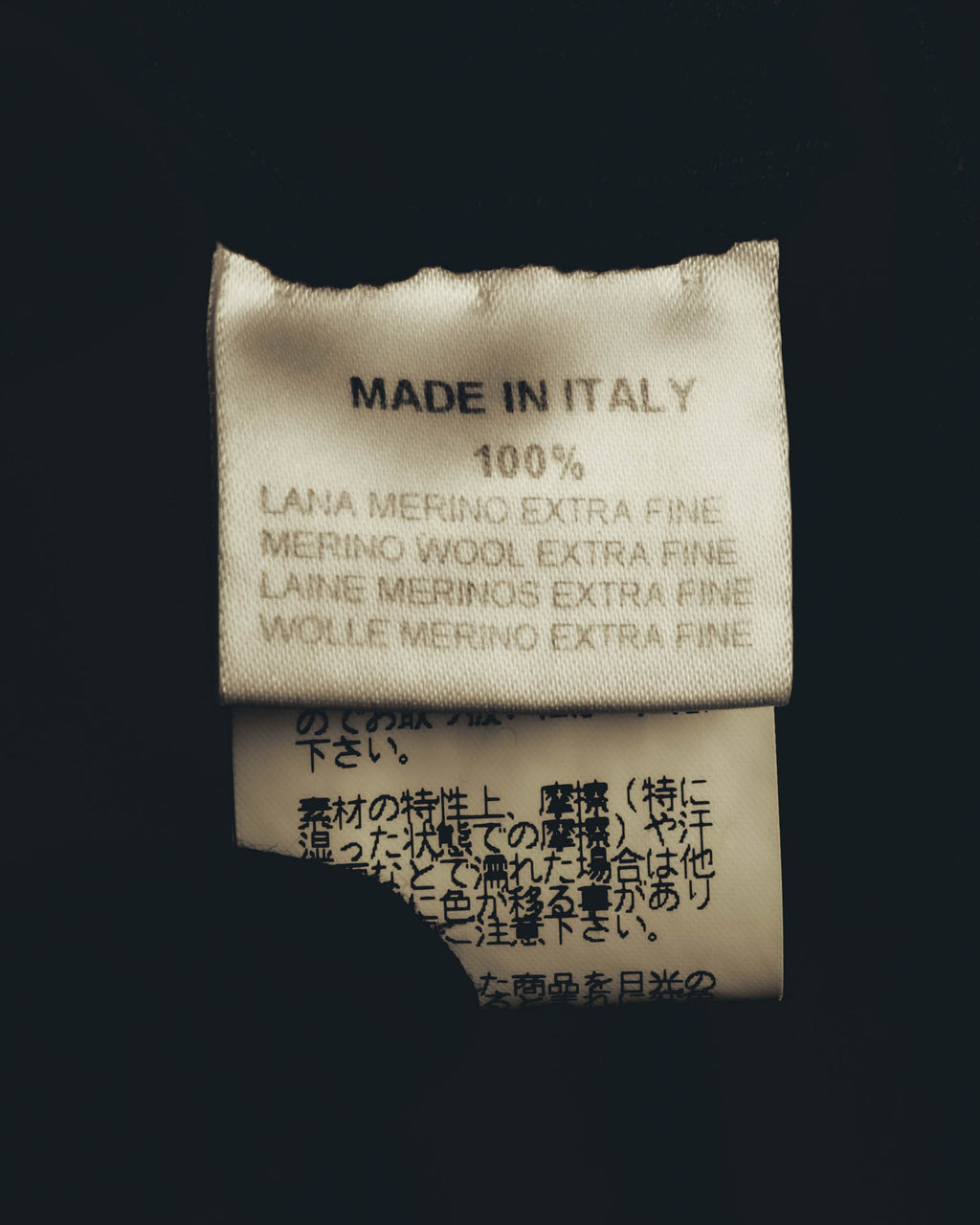 “HERMÈS” 90’s-00’s Extra-fine merino wool crewneck knit