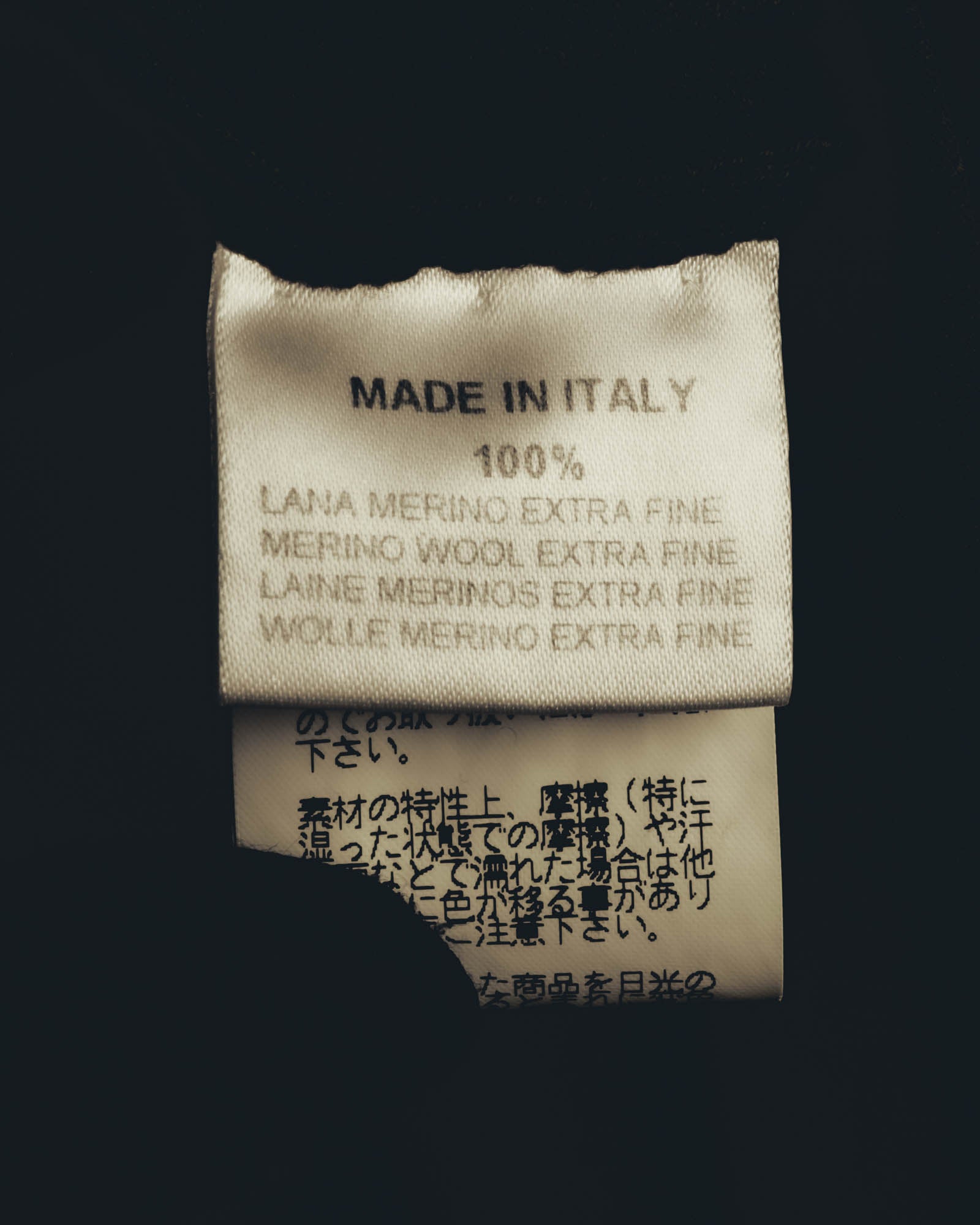 “HERMÈS” 90’s-00’s Extra-fine merino wool crewneck knit