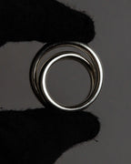 "HERMES" Vertige polished silver 925 ring