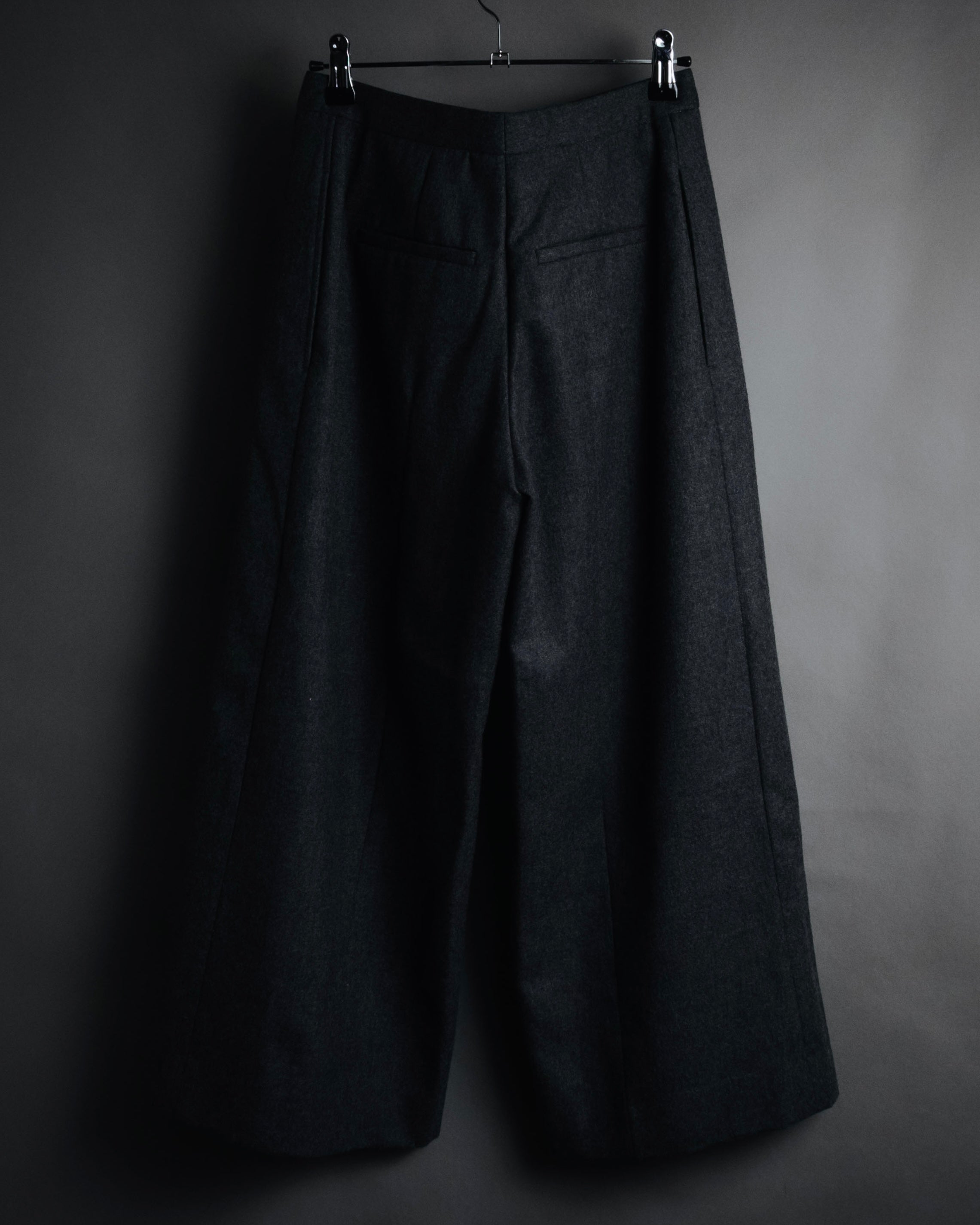 JIL SANDER (ジルサンダー) - ウール クロップド ワイドパンツ