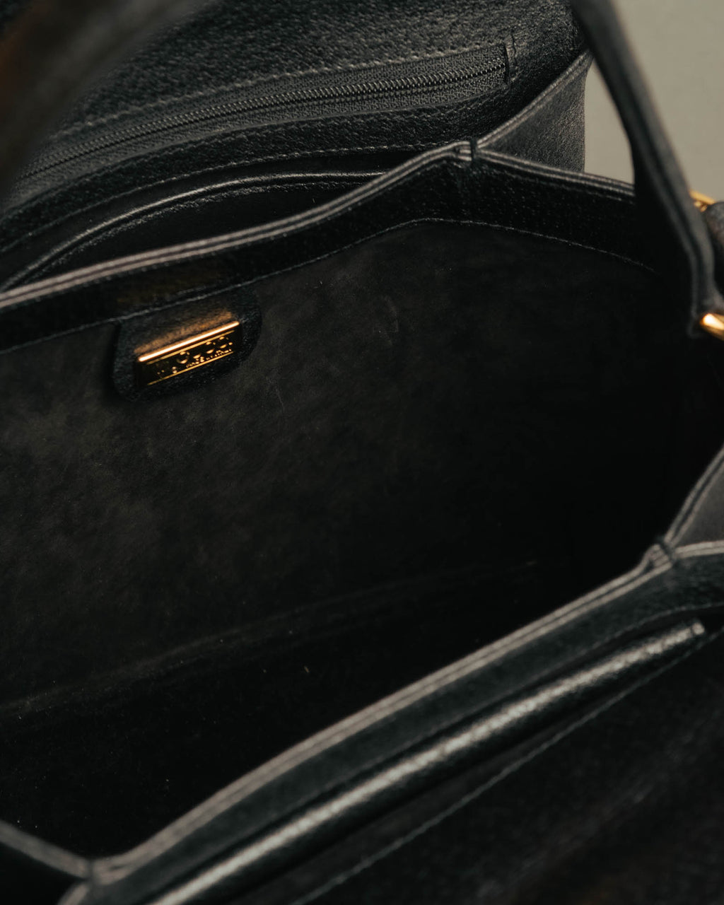 -SPECIAL- “GUCCI” 70’s-80’s Pigskin leather turn lock handbag