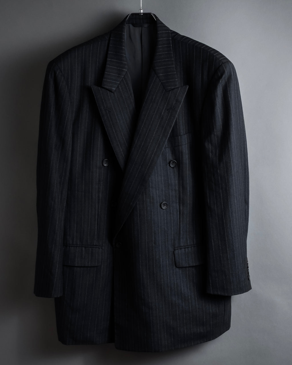 "Christian Dior" 90’s Pinstripe double breasted suit set up