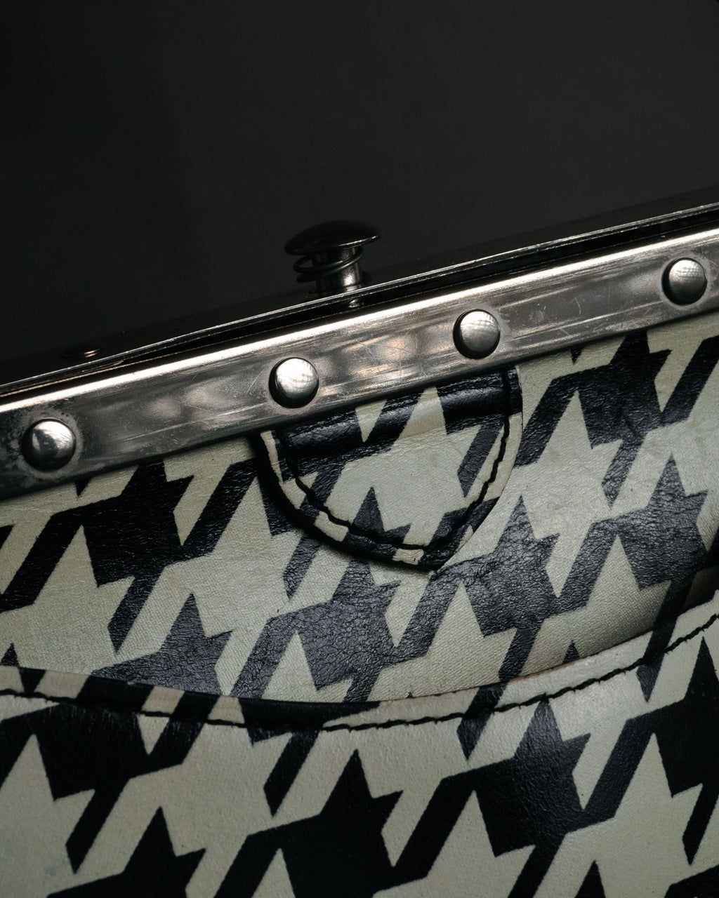 “JUNYA WATANABE COMME des GARÇONS” 2010’s Houndstooth embossed leather doctor bag