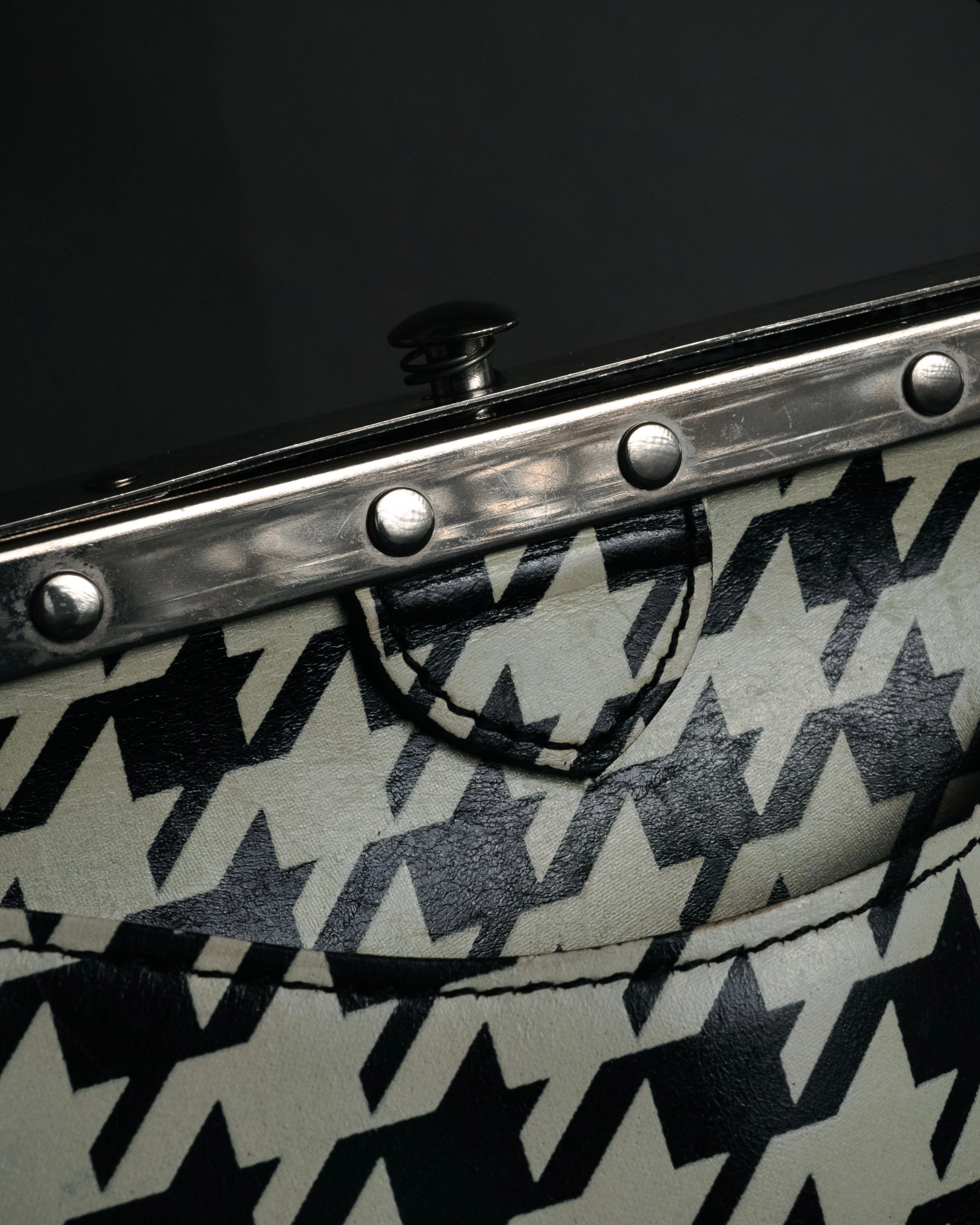 “JUNYA WATANABE COMME des GARÇONS” 2010’s Houndstooth embossed leather doctor bag