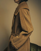 -SPECIAL- “Max Mara” 90’s-00’s Angora blend belted wrap coat