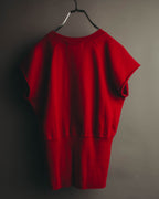 "BALENCIAGA" 00's Sleeveless cotton sweatshirt