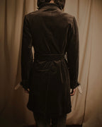 -SPECIAL- "JIL SANDER"
90’s-00’s Architectural cotton velvet belted coat