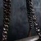 "PRADA" Brown leather chain shoulder bag