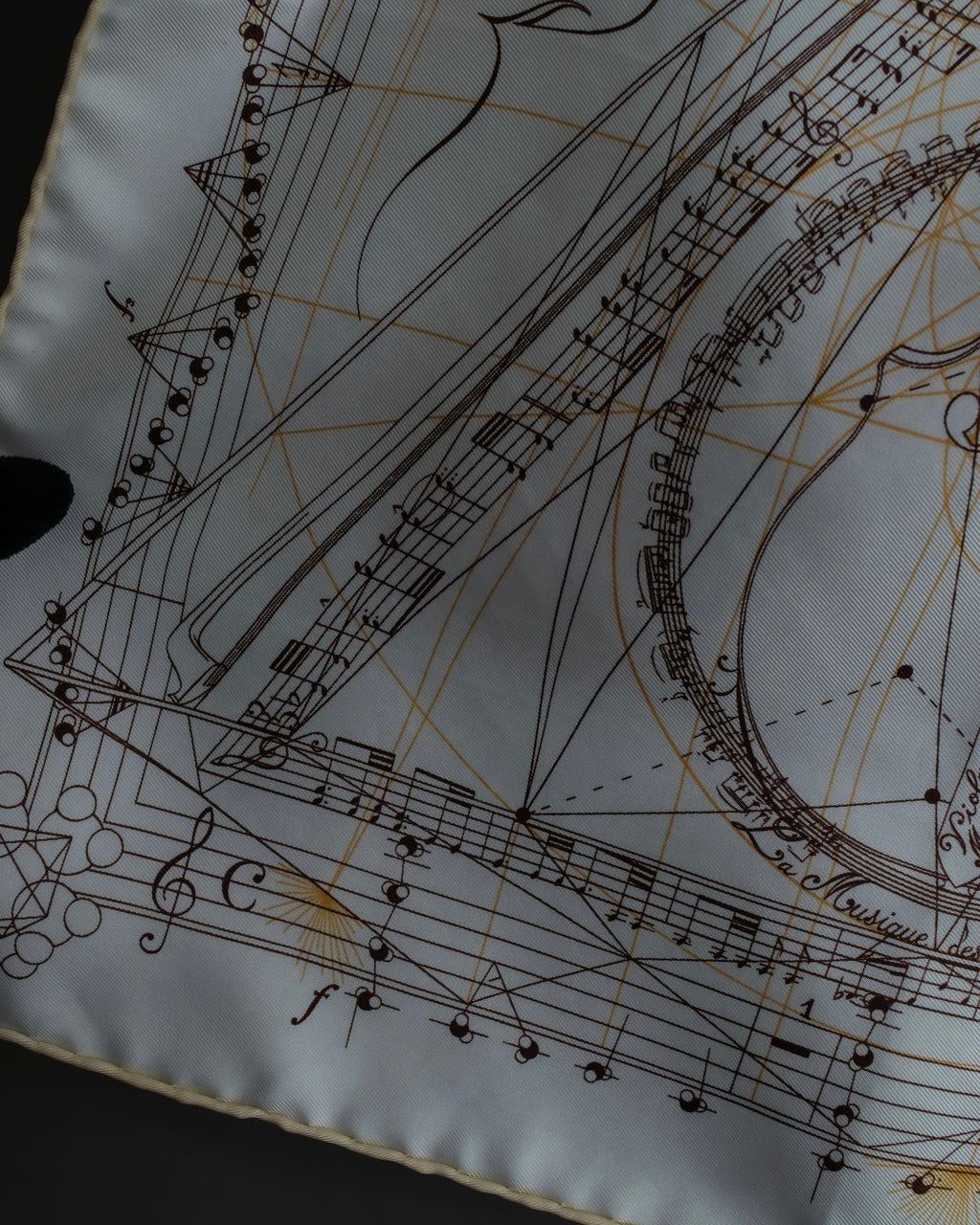 "HERMES" La Musique des Sphères petit carre scarf