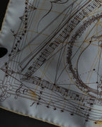 "HERMES" La Musique des Sphères petit carre scarf