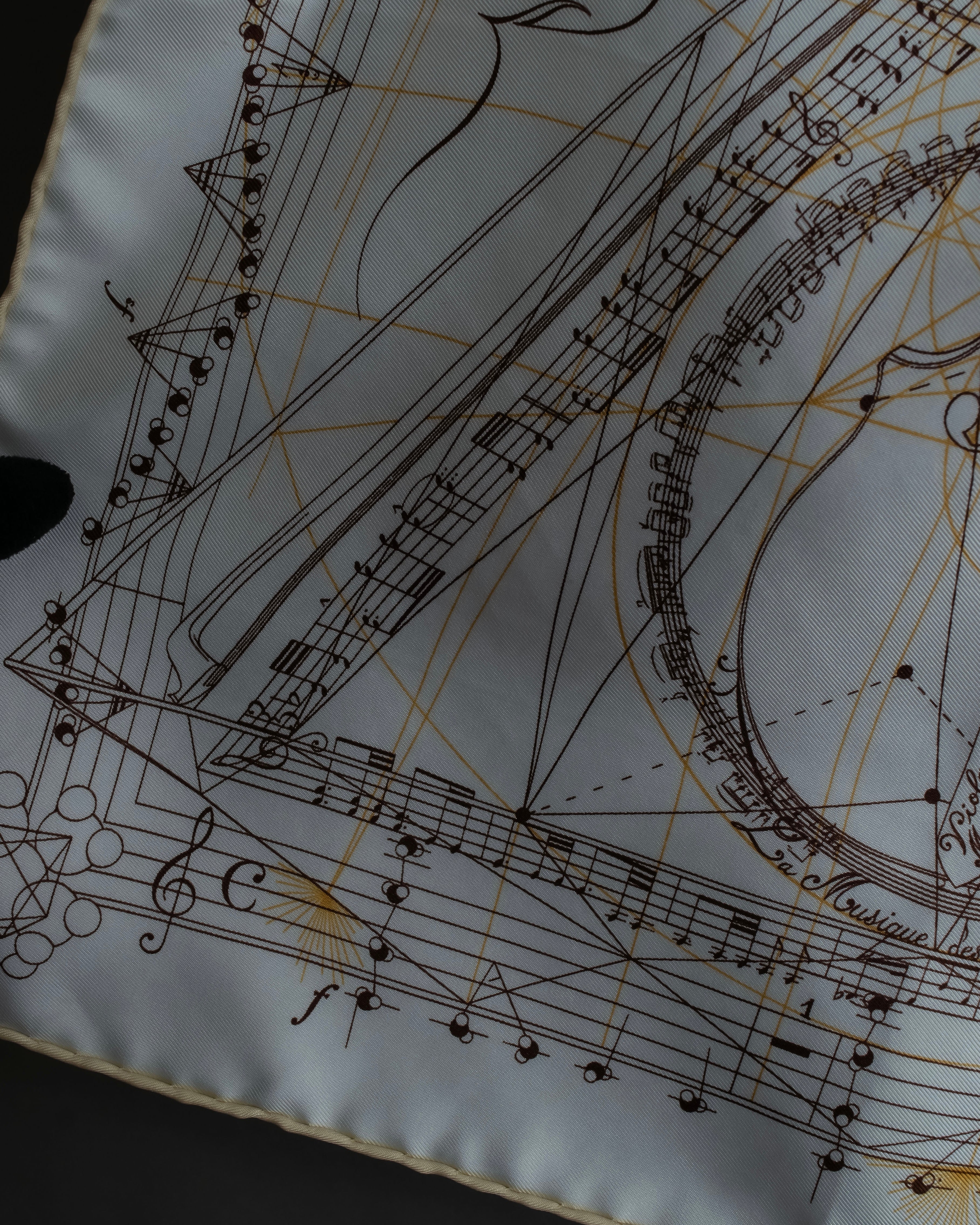 "HERMES" La Musique des Sphères petit carre scarf