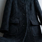 "MIU MIU" dimensional woven stand up collar coat