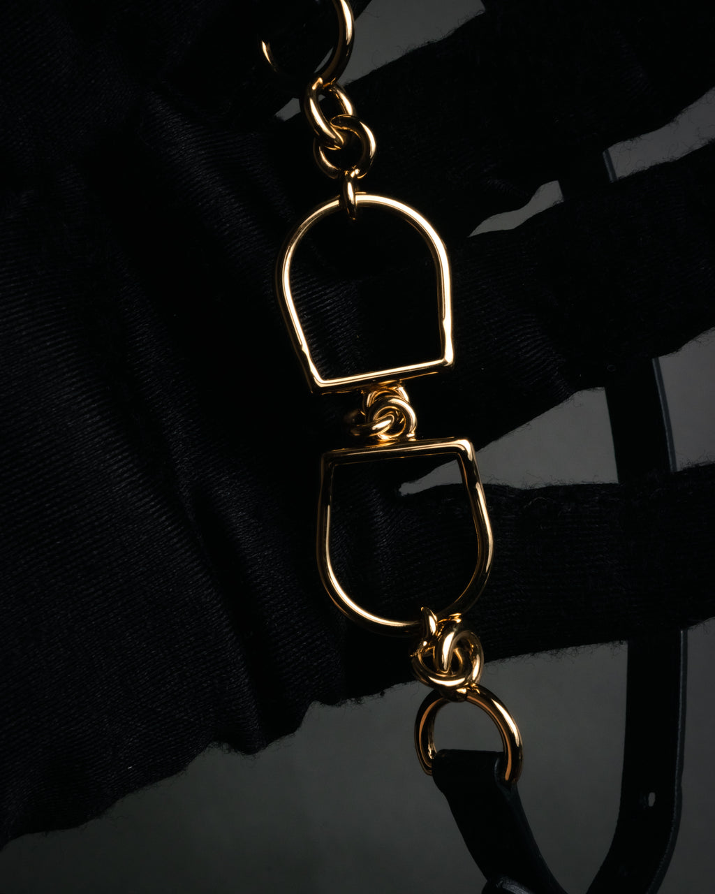 “HERMES“ 90’s Stirrup motif double tour bracelet