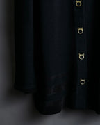 "Salvatore Ferragamo" Gancini design rayon mix cardigan