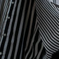 "GIVENCHY" Asymmetrical stripe pattern different thicknesses shirt