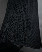 “FENDI” 90’s-00’s Openwork knit ensemble