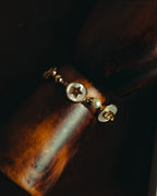 "Christian Dior" 20's Iridescent mother of pearl charm bracelet