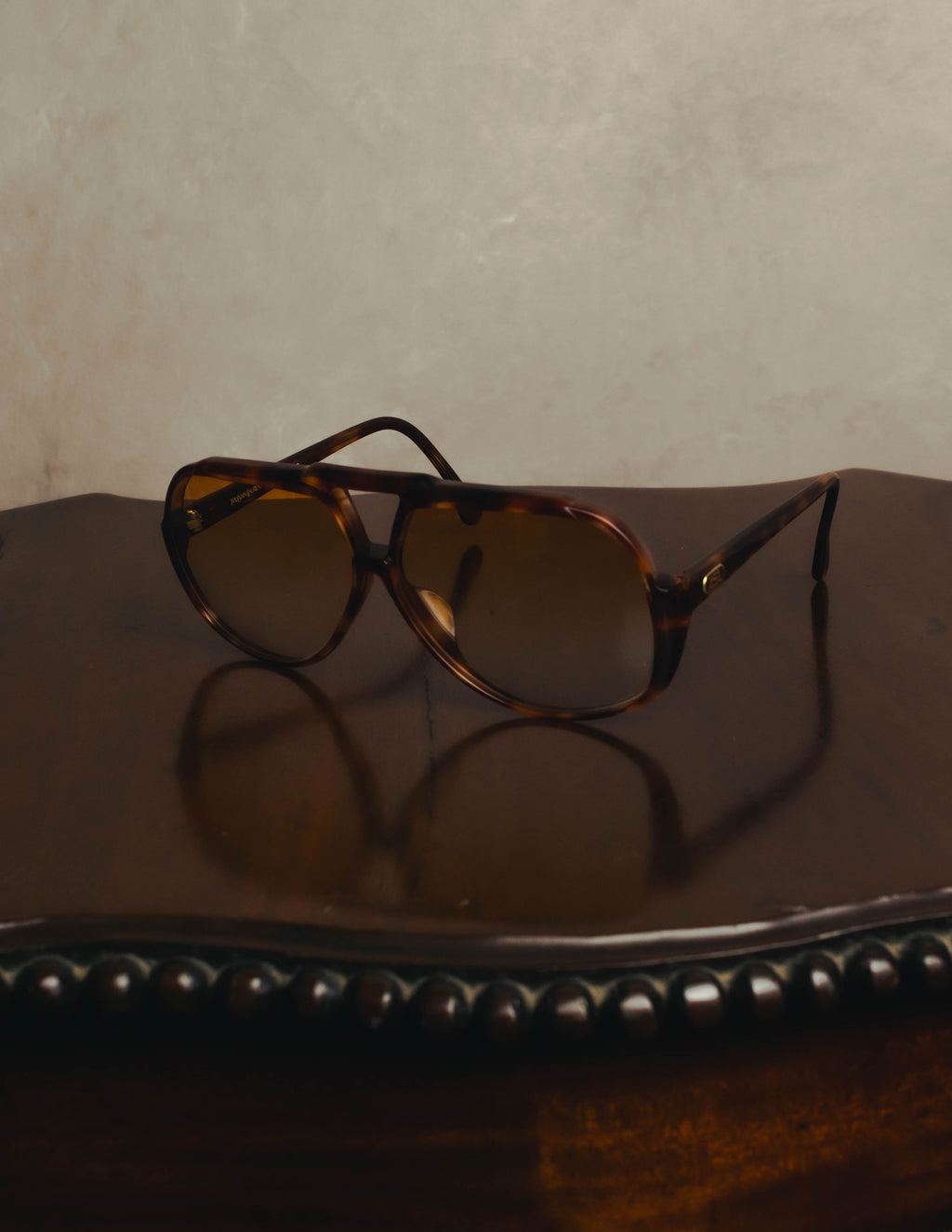 "Yves Saint Laurent" 70's-80's Oversized aviator sunglasses
