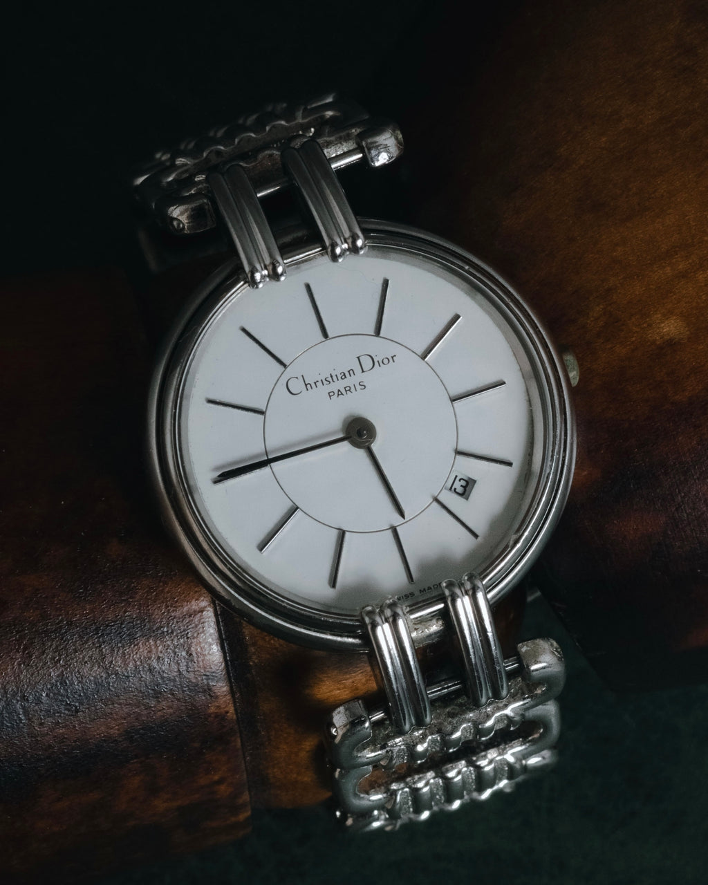 "Christian Dior" 90’s minimalist bracelet quartz watch