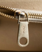 "Chloe" Leather &amp; canvas combination design chain crossbody bag