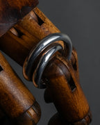 "HERMES" Vertige polished silver 925 ring